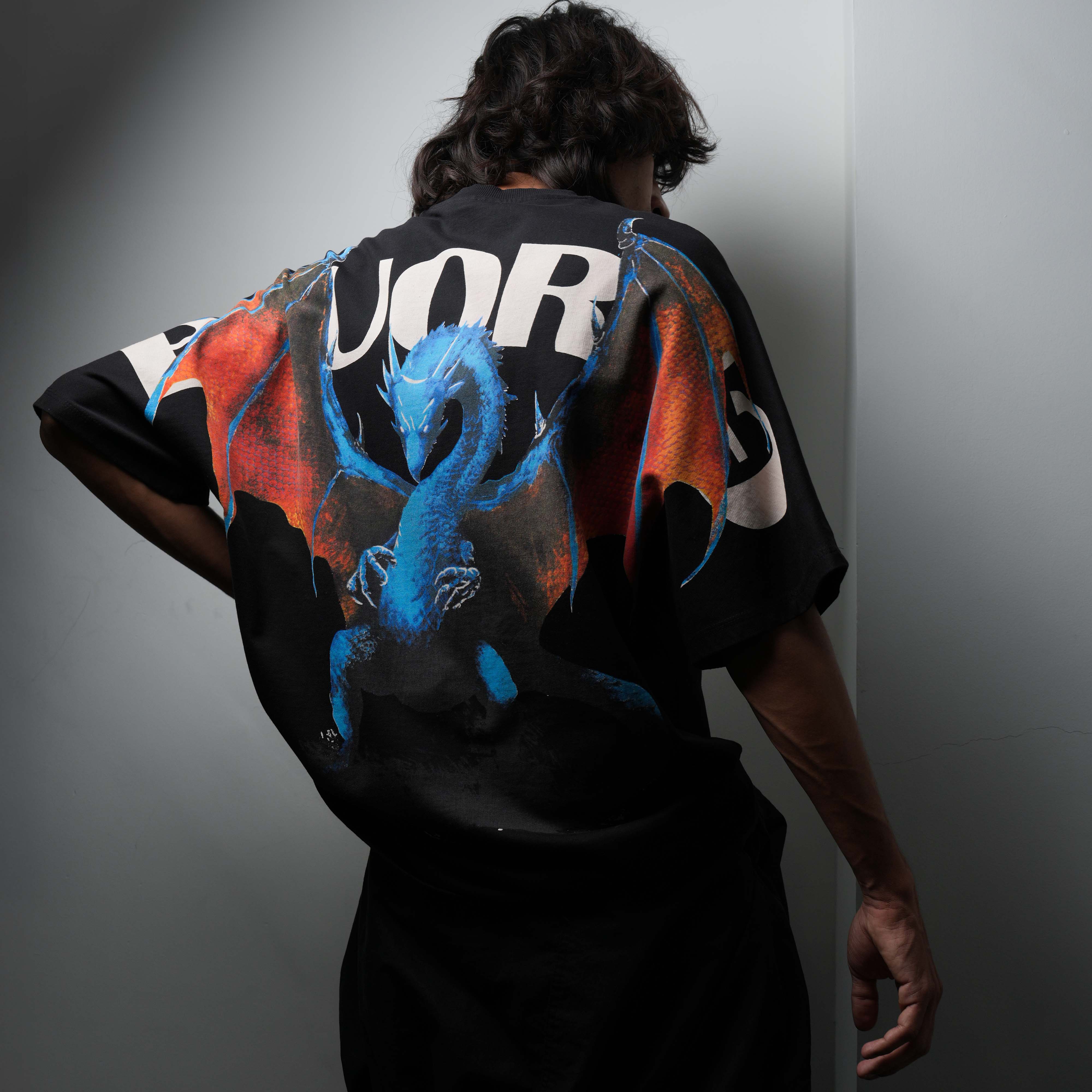 Black Shenron Relaxed Fit T-Shirt